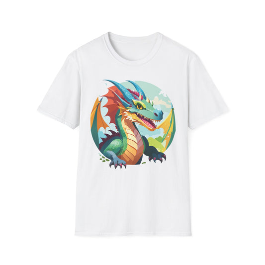 Dragon T Shirt, Dragon Shirt, Shirt with Animals, Animal Shirt