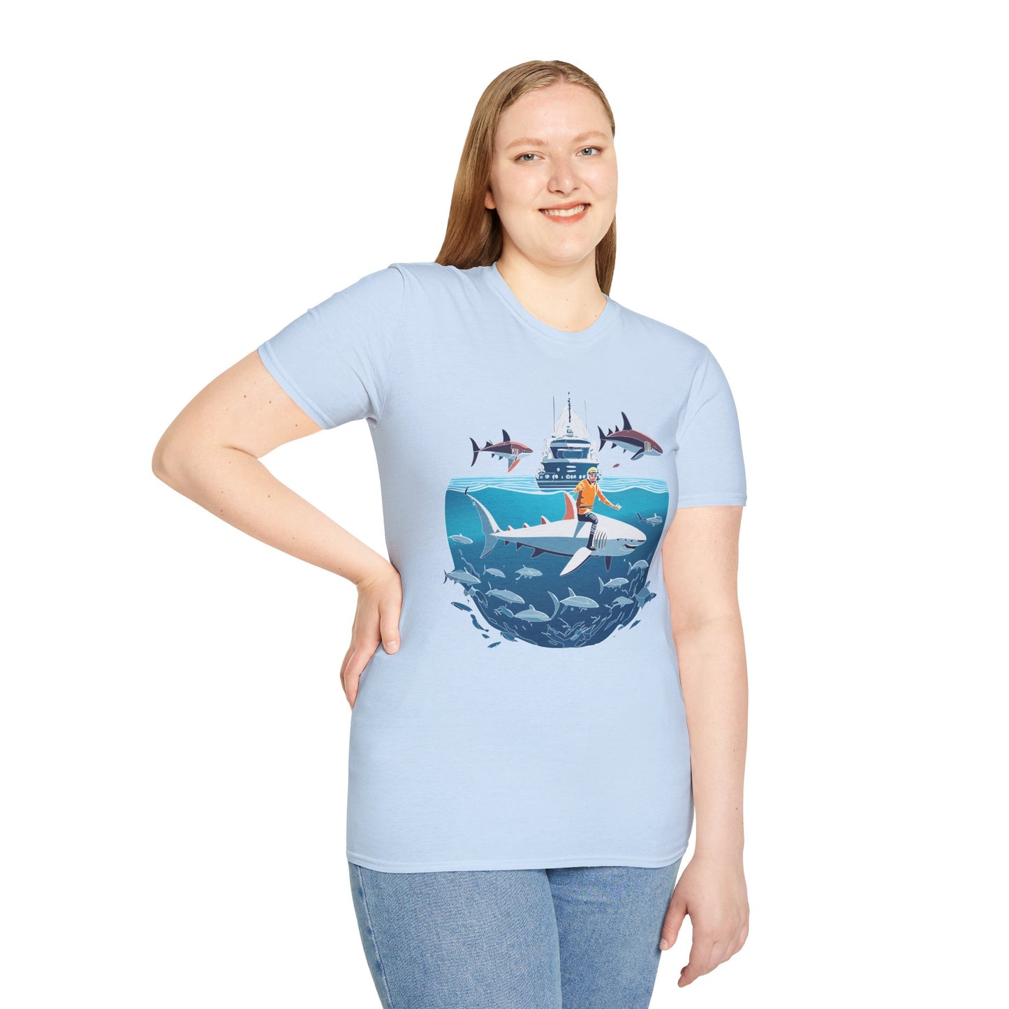 Ocean Tee Shirt, Ocean Shirt, Shirt with Ocean, U boat Tees, Shirt with U-Boat
