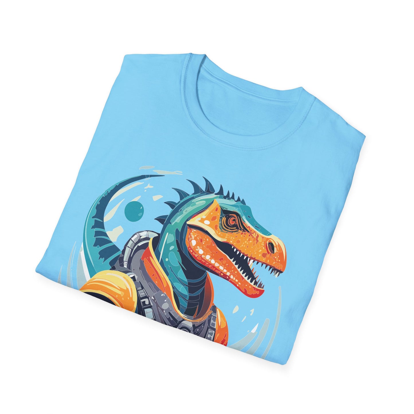 Gildan Alien Cosmos T Shirt Unisex Softstyle 64000 Cotton Tee With Alien Art Design Graphic Print