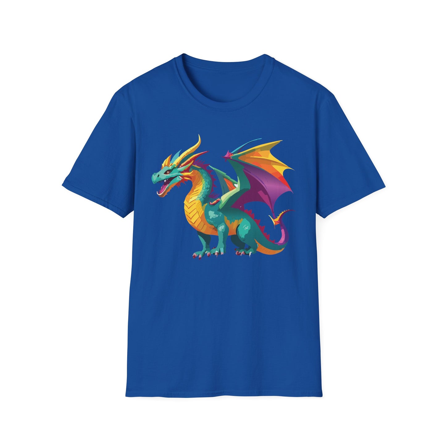 Dragon T Shirt Unisex Short Sleeve Art Design Gildan Softstyle Cotton Tee For Animal Lovers