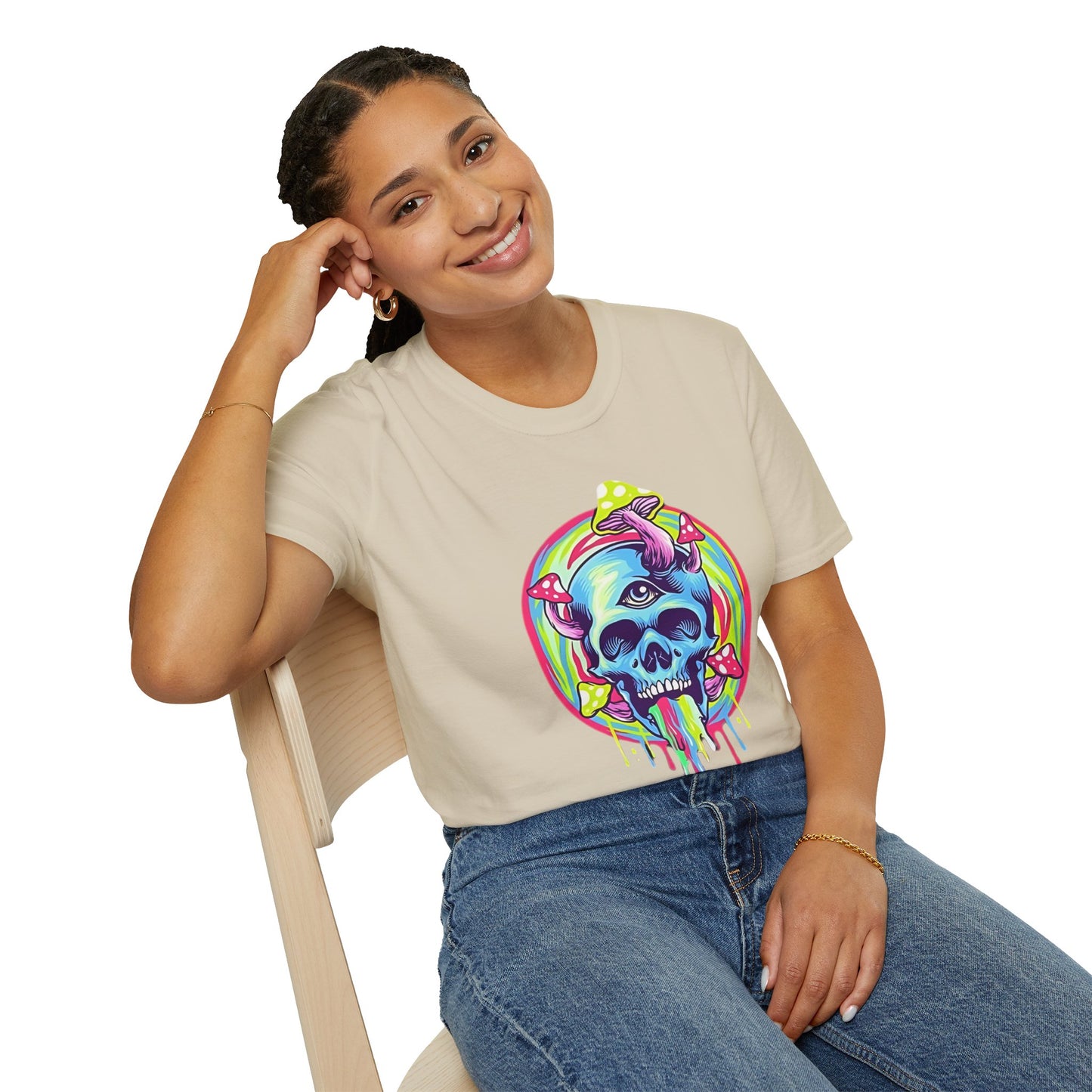 Skull Tee Shirt, Skeleton Shirt, Shirt with Skull, Shirt with Skeleton