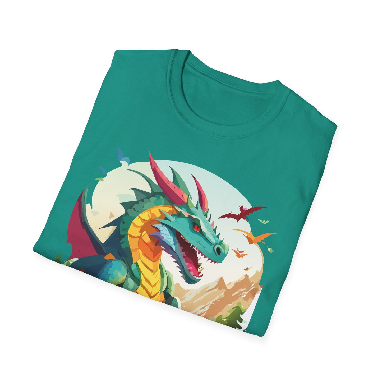 Dragon T Shirt, Dragon Shirt, Shirt with Animals, Animal Shirt