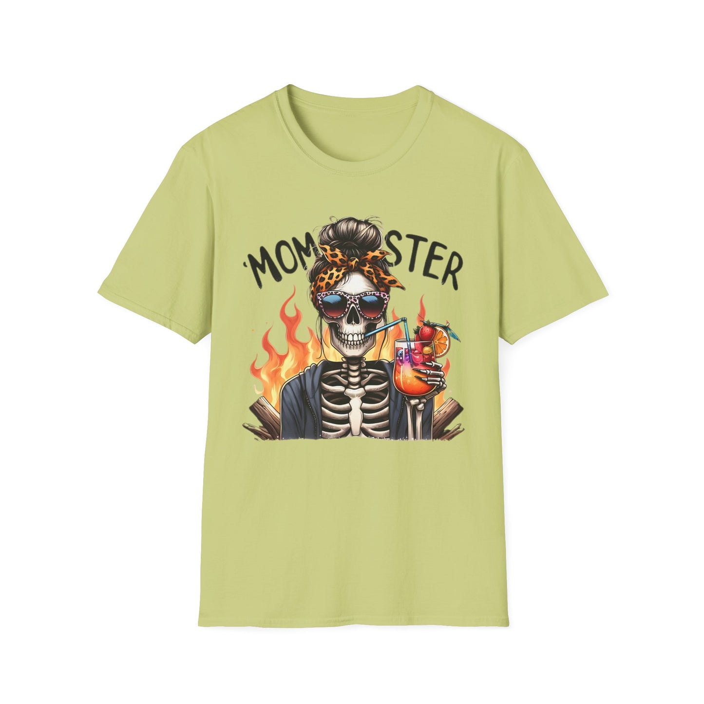 Skull Tee Shirt Unisex Skeleton Shirt Softstyle Gildan 100 Percent Cotton Graphic Tee