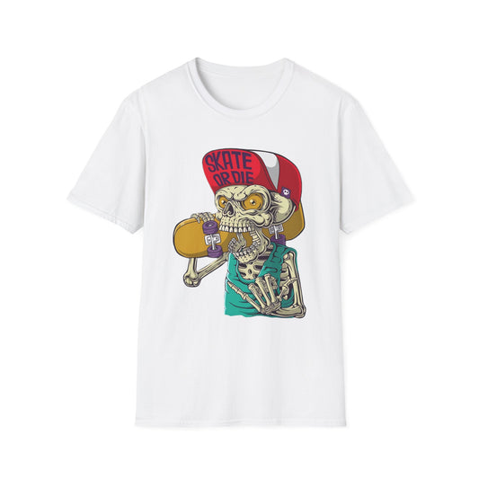 Skull Tee Shirt, Skeleton Shirt, Shirt with Skull, Shirt with Skeleton