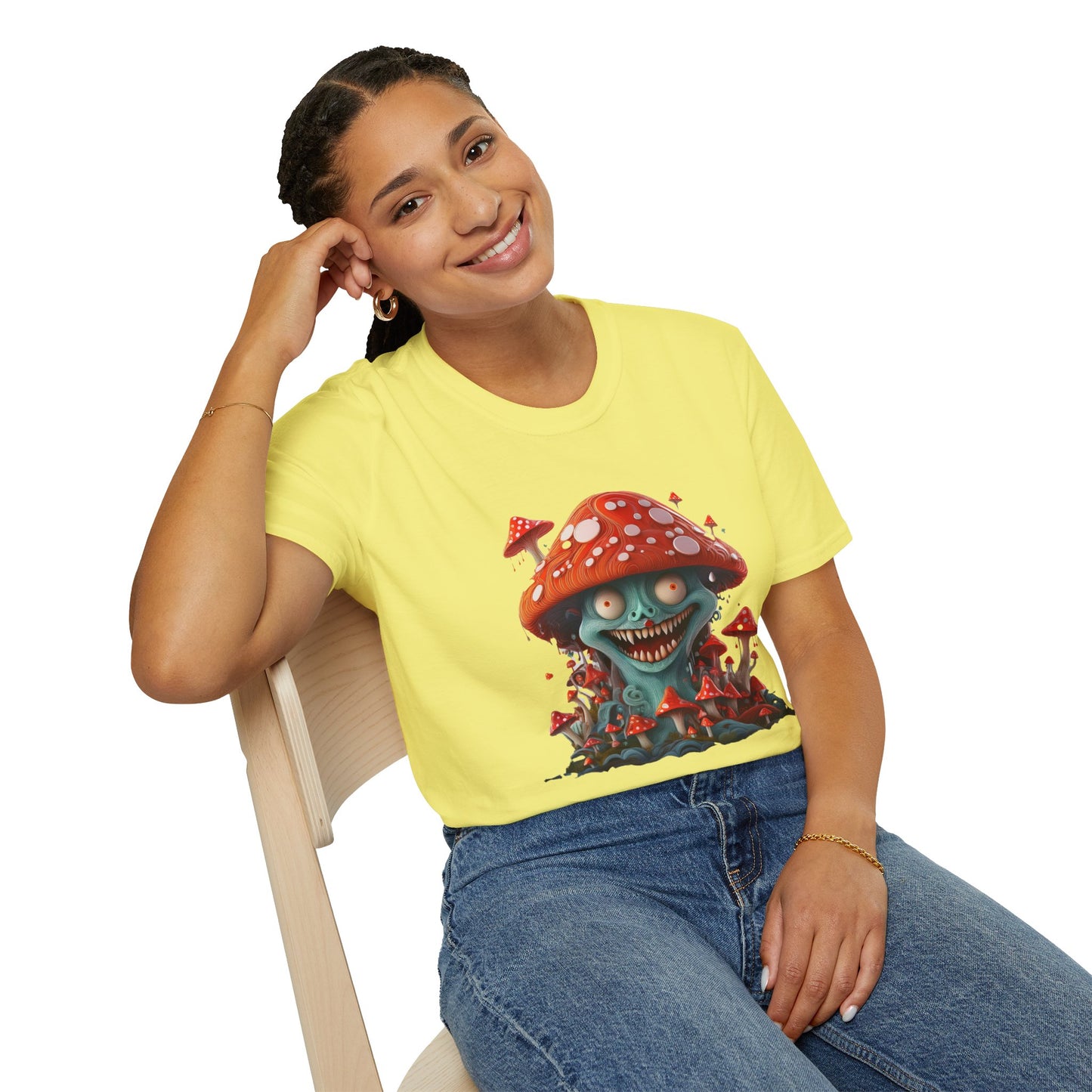 Mashroom Tee Shirt, Mashroom Shirt, Shirt with Funny Mashroom, Shirt with Fungus