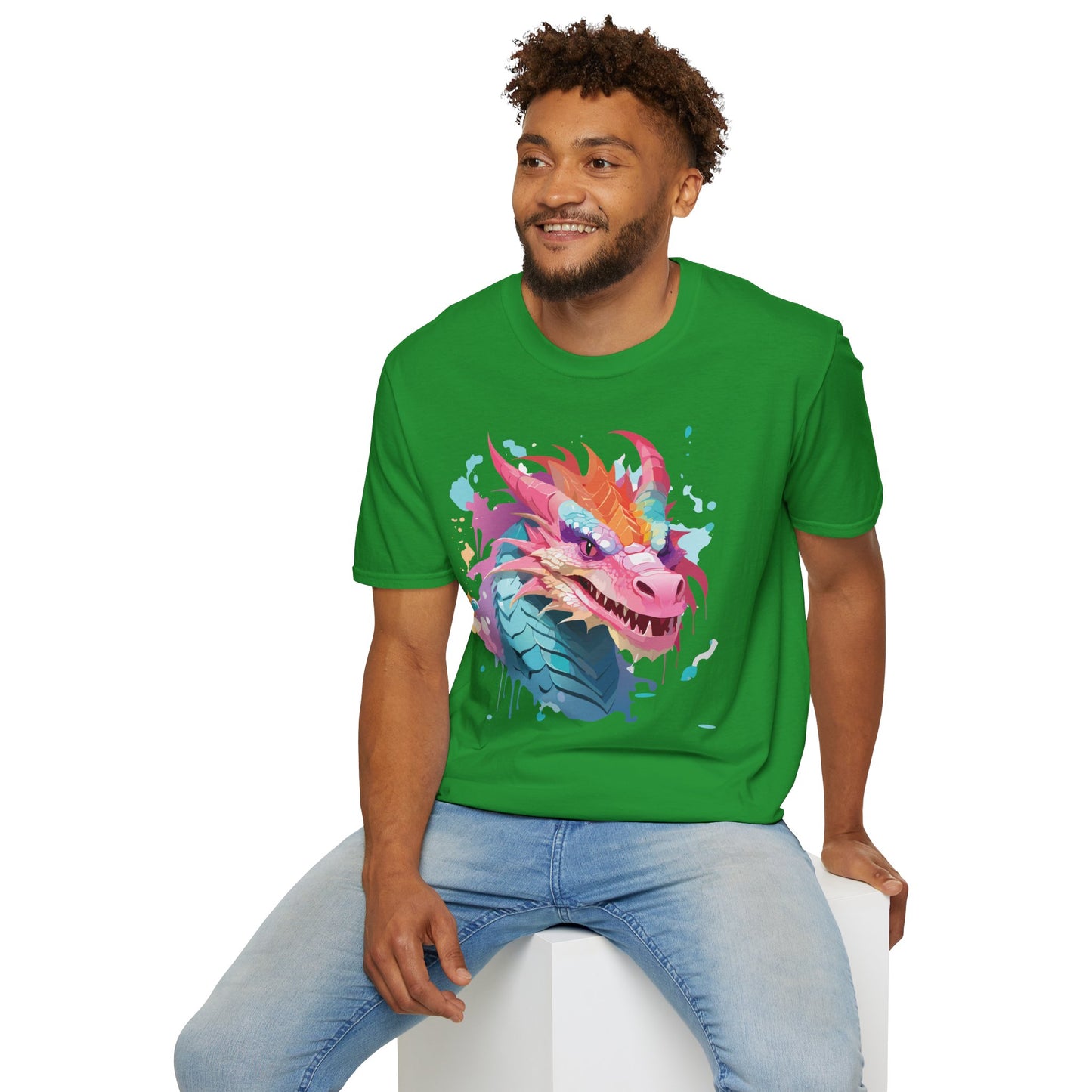Dragon T Shirt, Dragon Shirt, Shirt with Animals, Animal Shirt