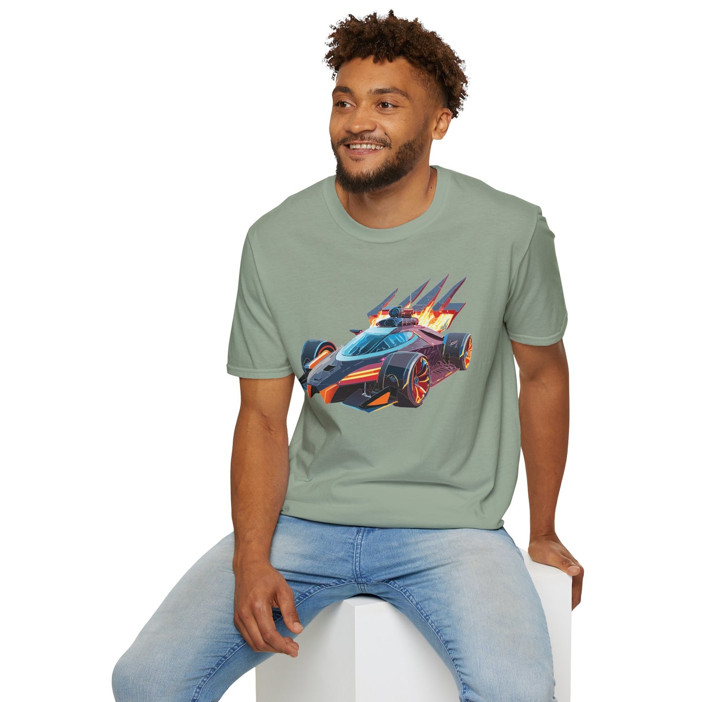 Car T Shirt Unisex Softstyle Cotton Tee With Cars Graphic Hot Wheels Design For Men Women