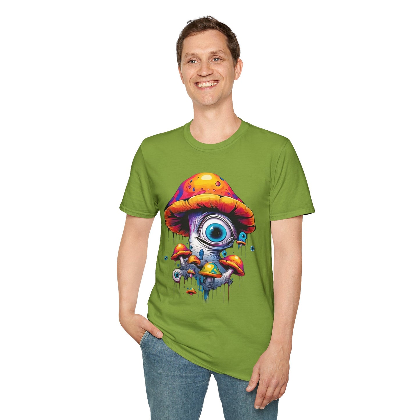 Mashroom Tee Shirt, Mashroom Shirt, Shirt with Funny Mashroom, Shirt with Fungus