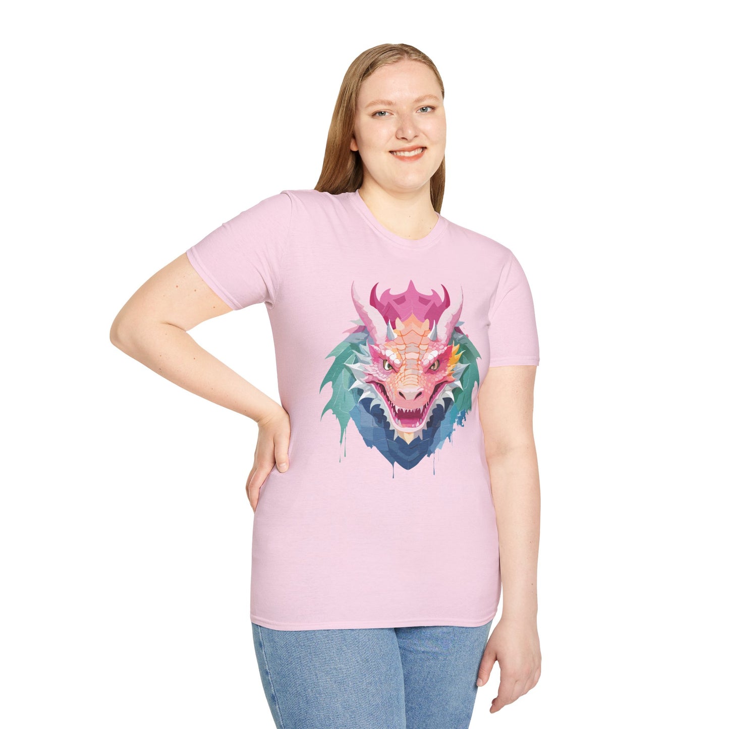 Dragon T Shirt, Dragon Shirt, Shirt with Animals, Animal Shirt