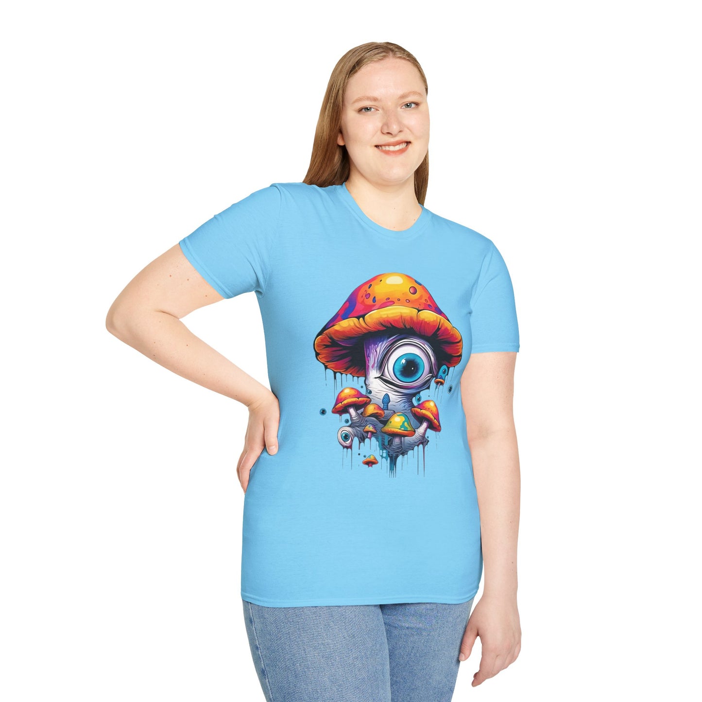 Mashroom Tee Shirt, Mashroom Shirt, Shirt with Funny Mashroom, Shirt with Fungus
