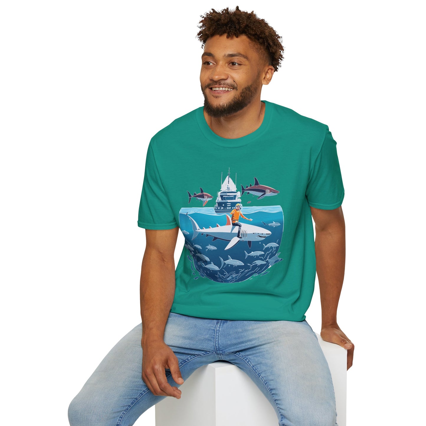 Ocean Tee Shirt, Ocean Shirt, Shirt with Ocean, U boat Tees, Shirt with U-Boat