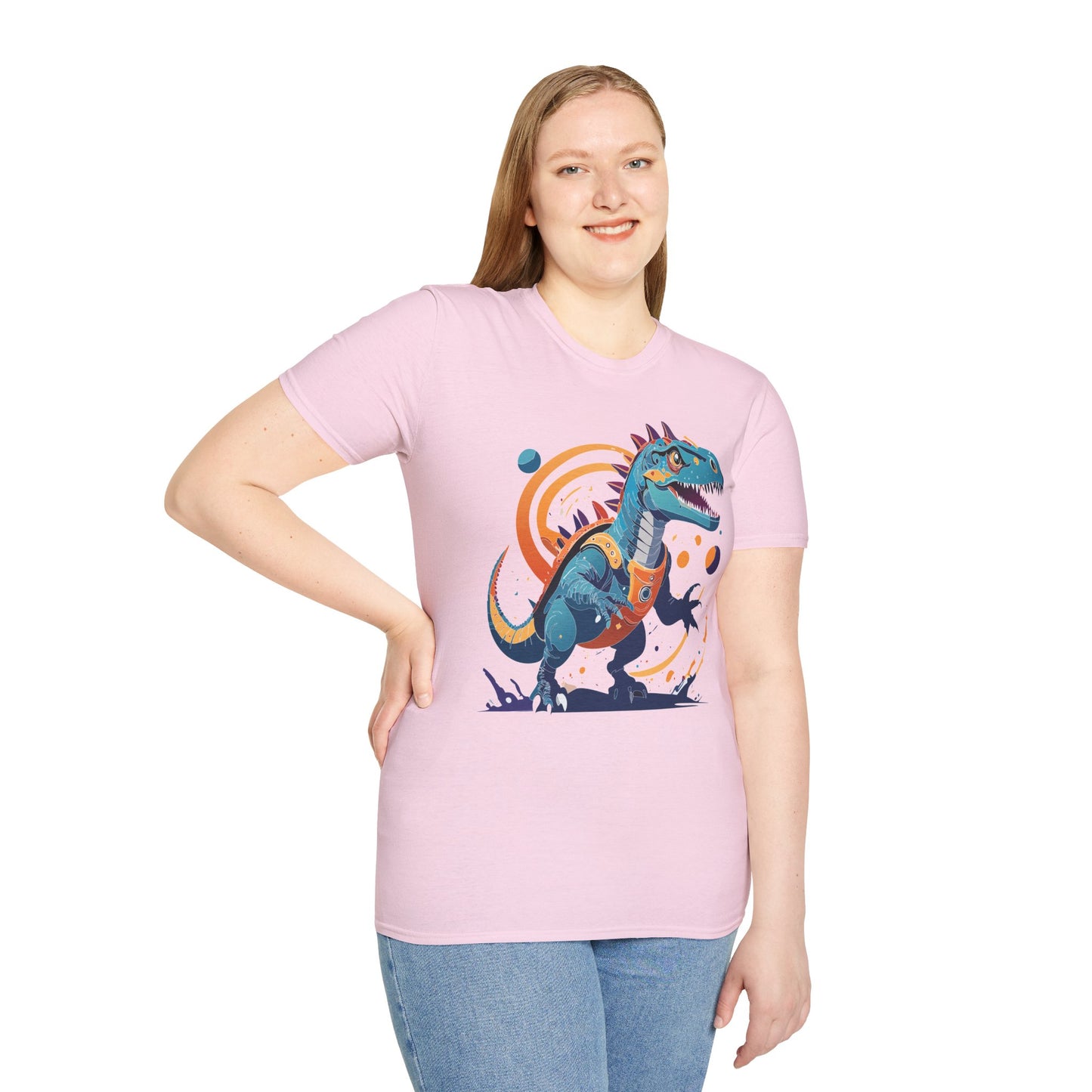 Unisex Alien T Shirt Cosmos Tee With Alien Design Gildan Softstyle 64000 Ring Spun Cotton