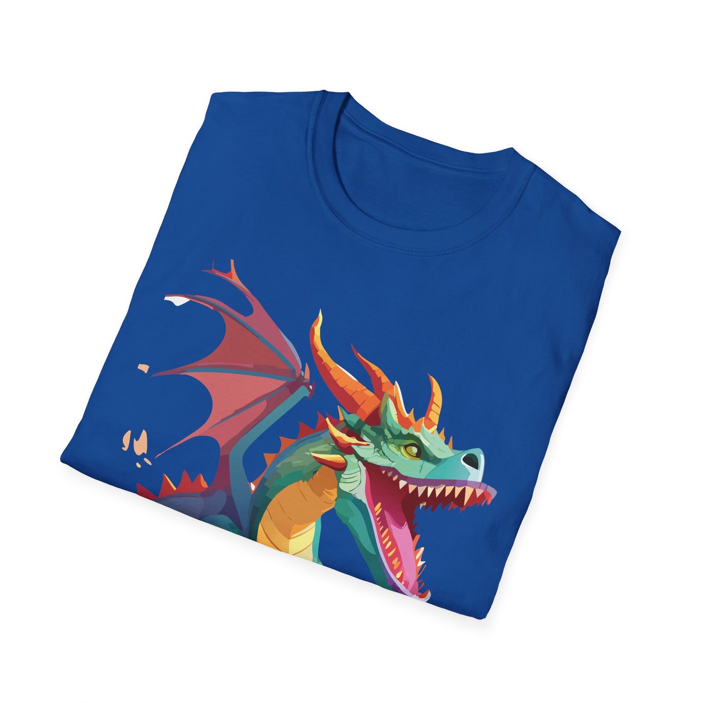 Dragon Graphic T Shirt Unisex Softstyle Cotton Tee Dragon Art Shirt For Men Women