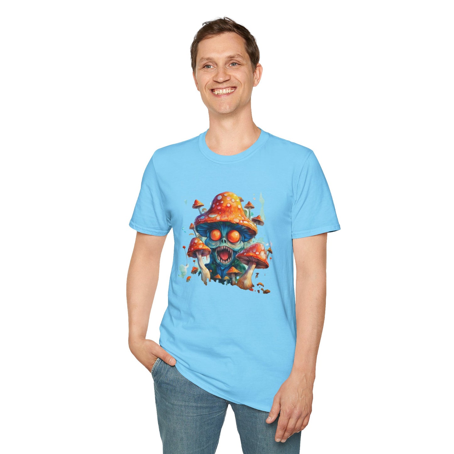 Mashroom Tee Shirt, Mashroom Shirt, Shirt with Funny Mashroom, Shirt with Fungus