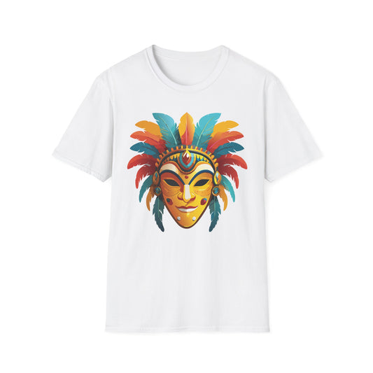 Mask Tee Shirt, Mask Shirt, Shirt with Mask, Masquerade Tees
