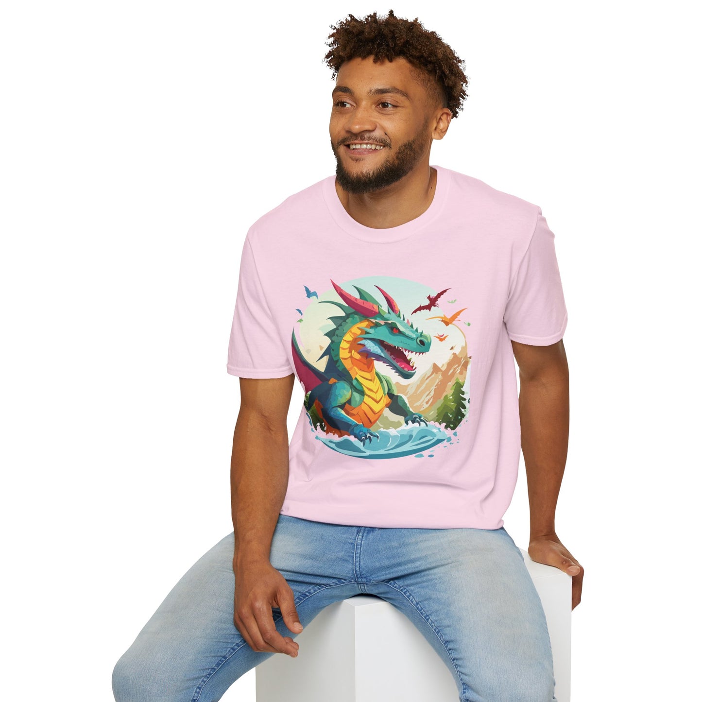 Dragon T Shirt, Dragon Shirt, Shirt with Animals, Animal Shirt
