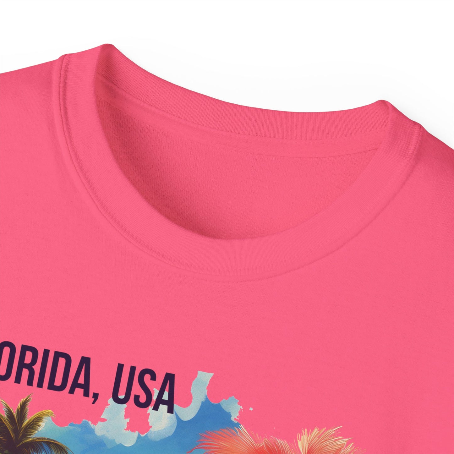 Florida Graphic Unisex Cotton T‑Shirt 1