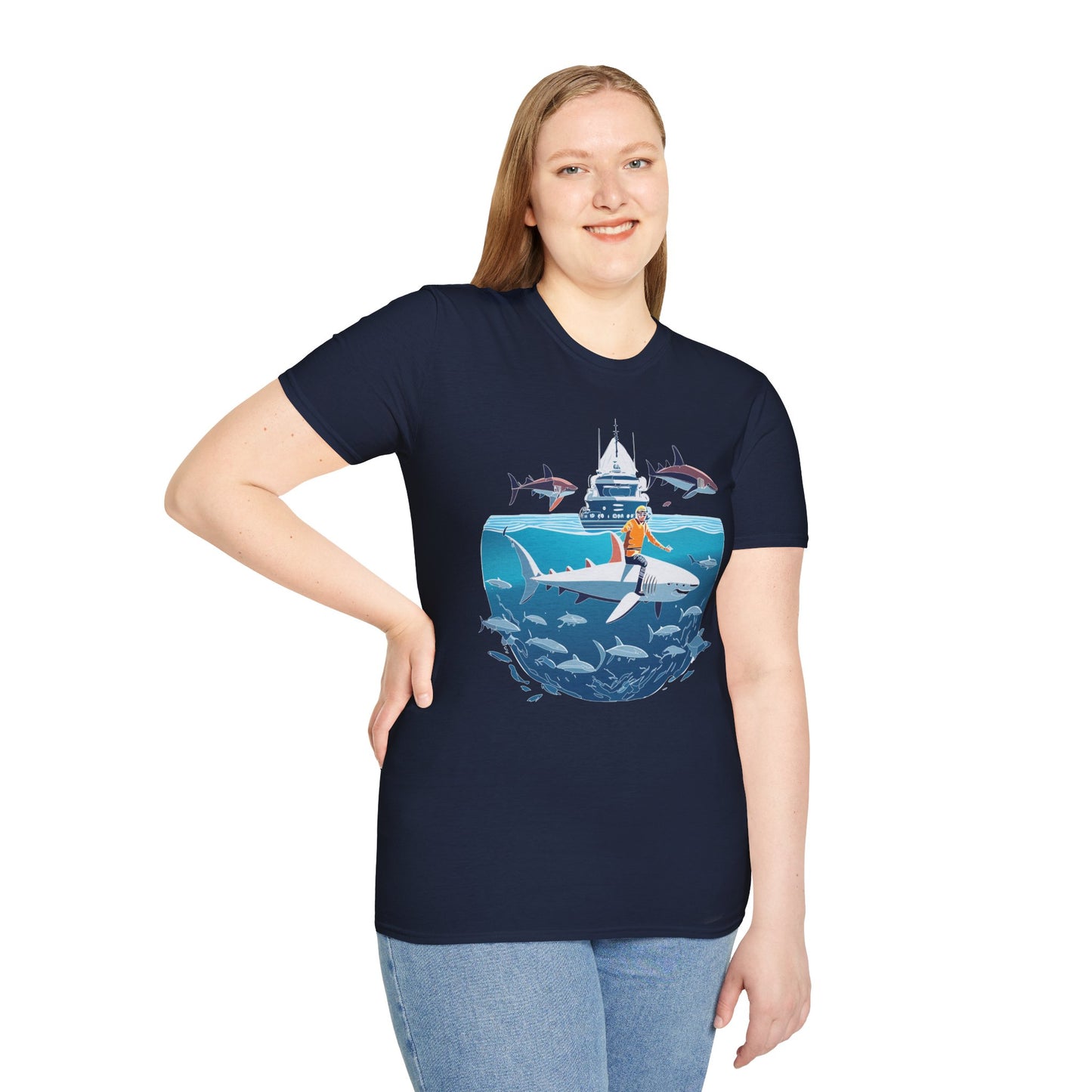 Ocean Tee Shirt, Ocean Shirt, Shirt with Ocean, U boat Tees, Shirt with U-Boat
