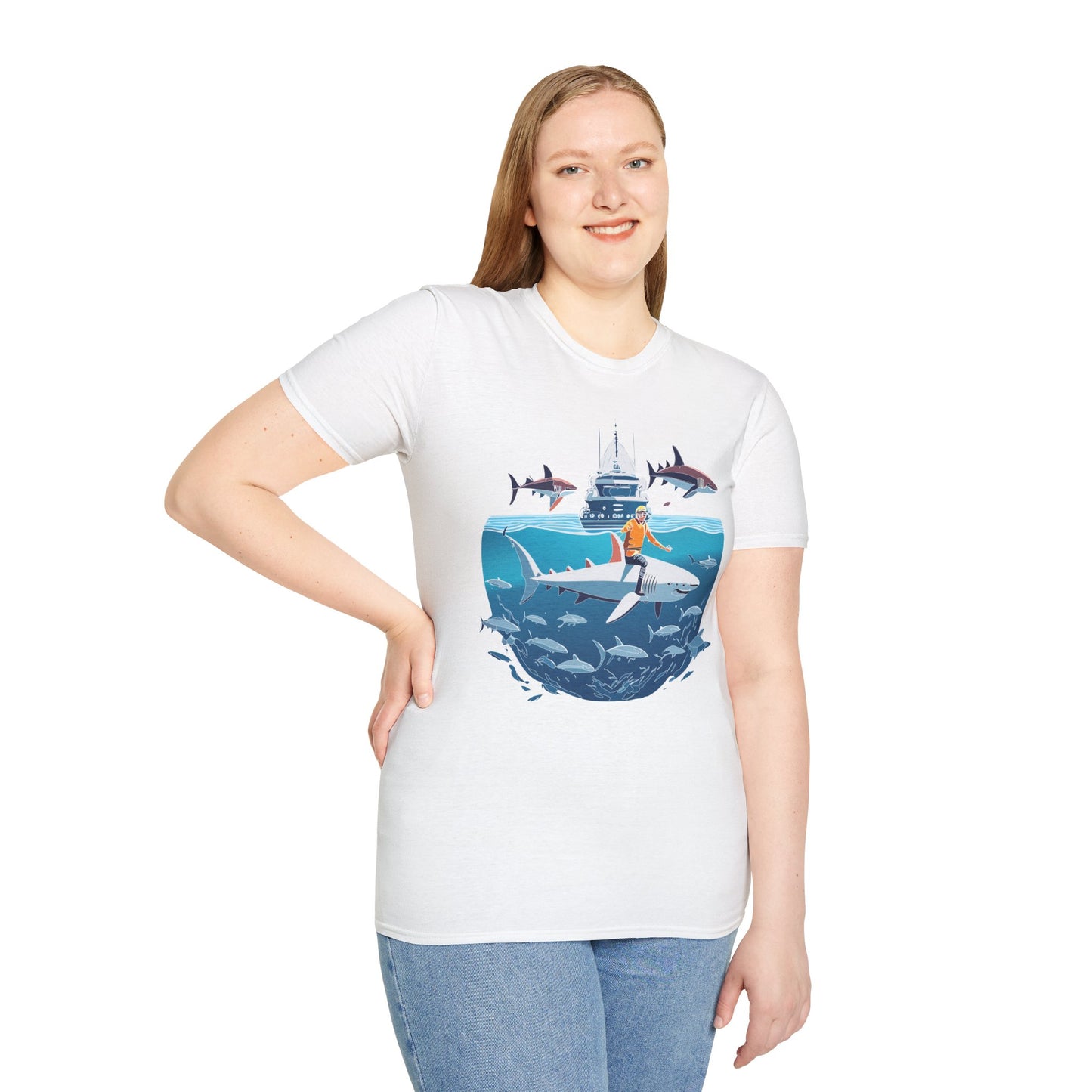 Ocean Tee Shirt, Ocean Shirt, Shirt with Ocean, U boat Tees, Shirt with U-Boat