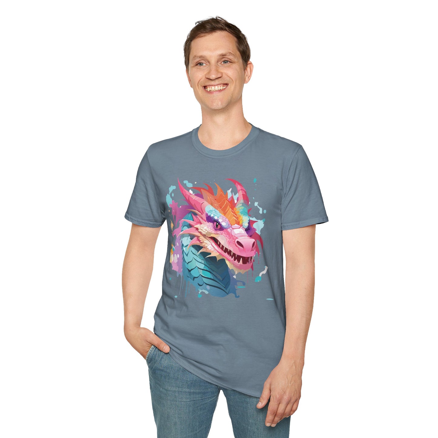 Dragon T Shirt, Dragon Shirt, Shirt with Animals, Animal Shirt