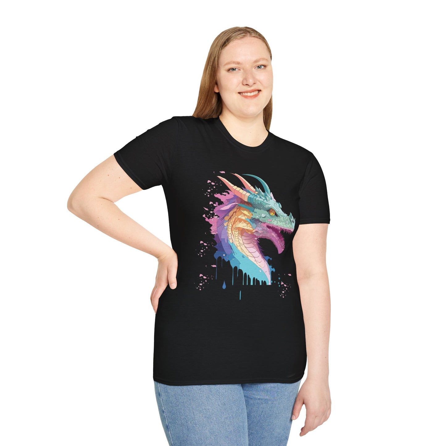 Dragon T Shirt, Dragon Shirt, Shirt with Animals, Animal Shirt