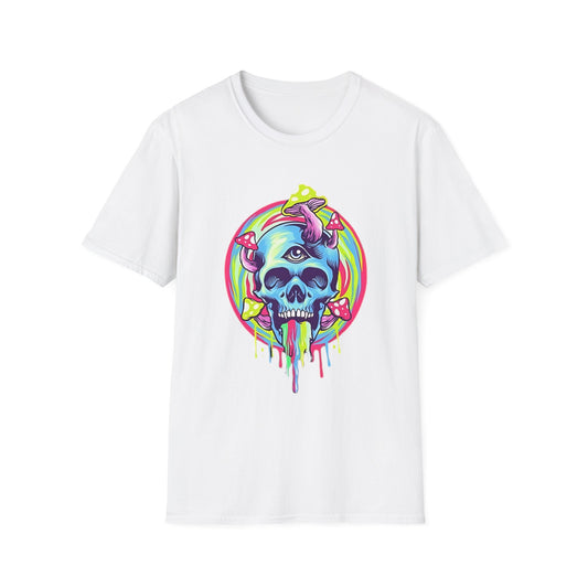 Skull Tee Shirt, Skeleton Shirt, Shirt with Skull, Shirt with Skeleton