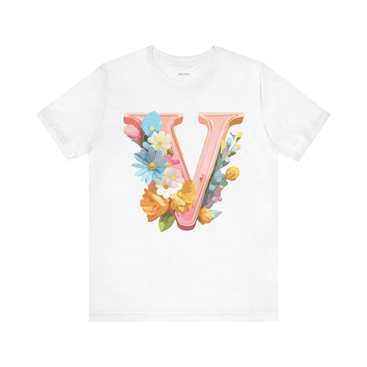 Letter Shirt, Letter V Shirt