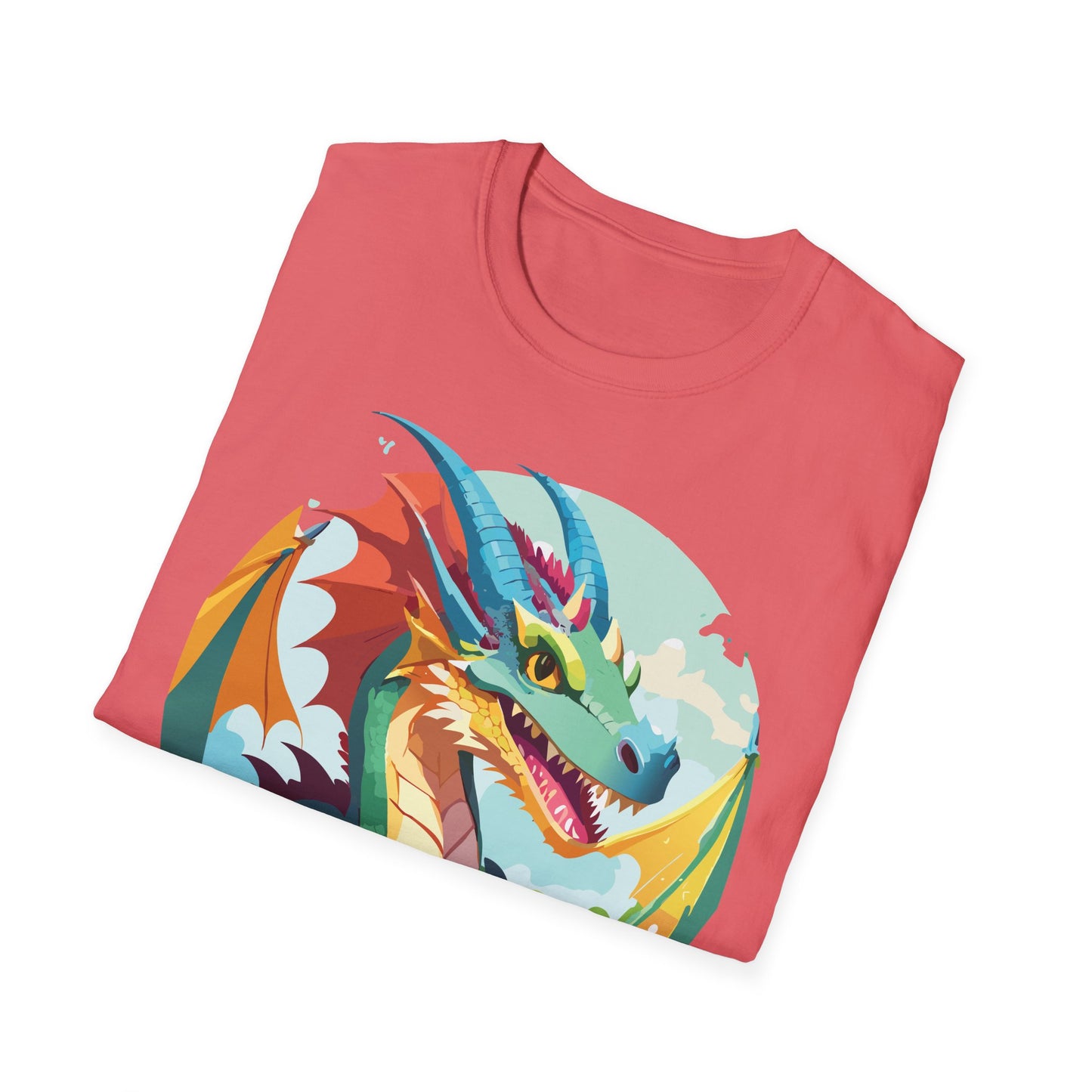 Dragon T Shirt, Dragon Shirt, Shirt with Animals, Animal Shirt
