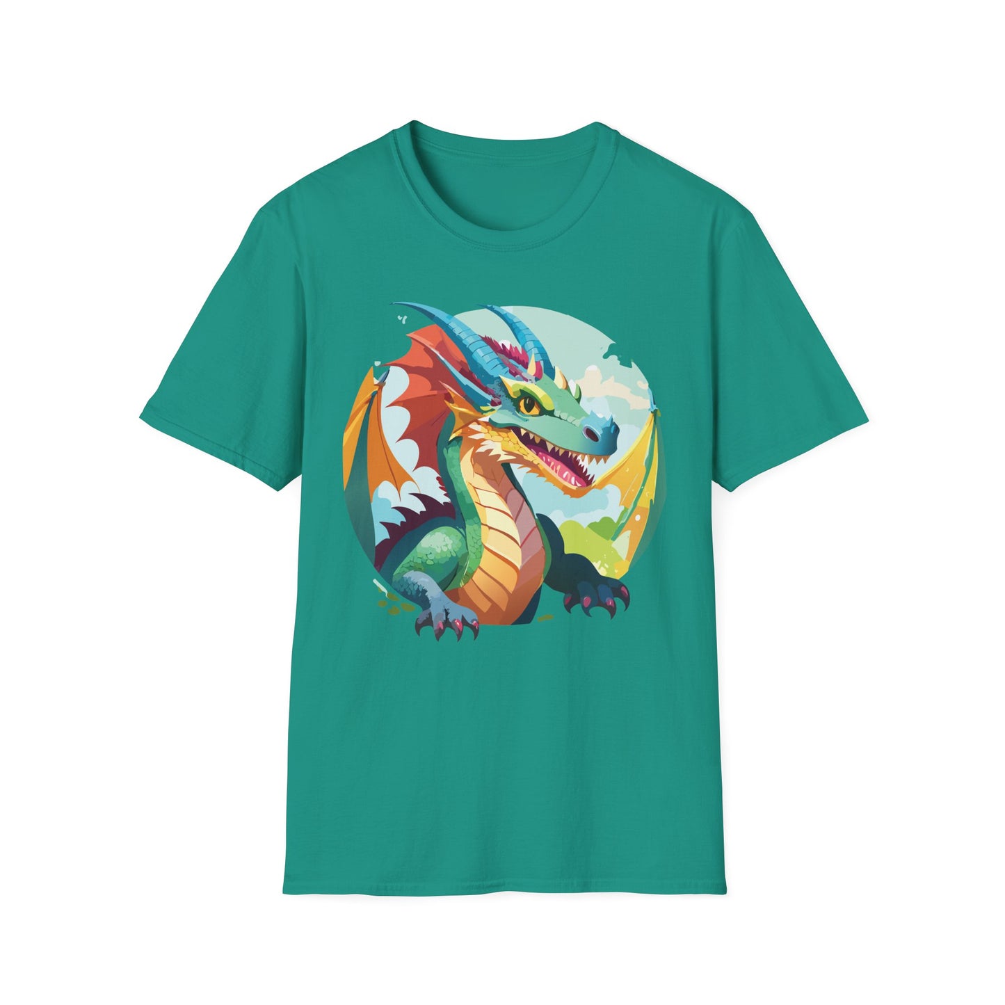 Dragon T Shirt, Dragon Shirt, Shirt with Animals, Animal Shirt