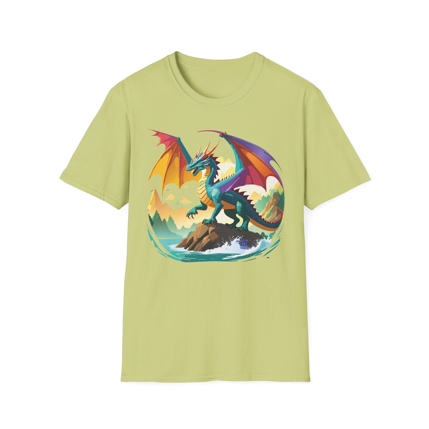 Dragon T Shirt, Dragon Shirt, Shirt with Animals, Animal Shirt