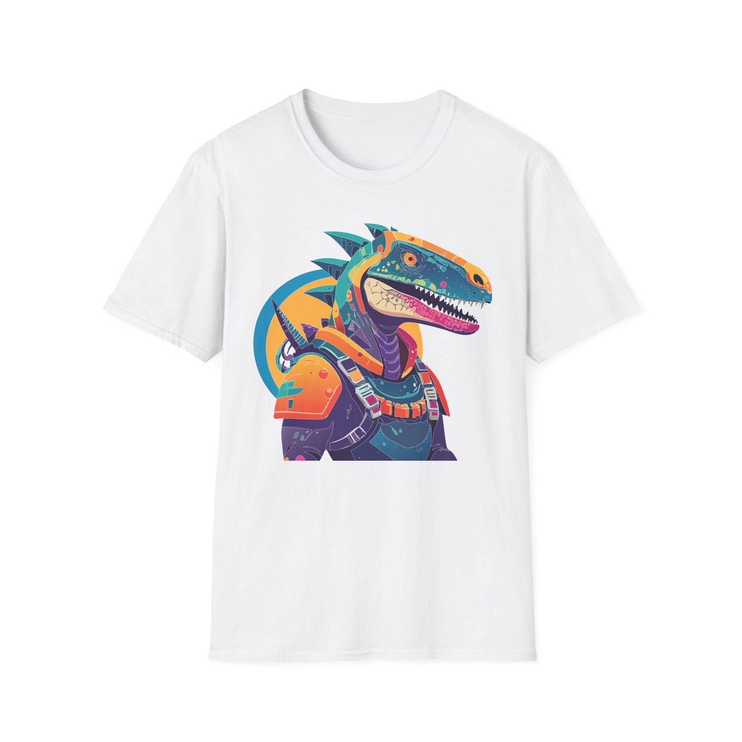Unisex Alien Cosmos Shirt With Art Design Gildan Softstyle 64000 Short Sleeve Tee