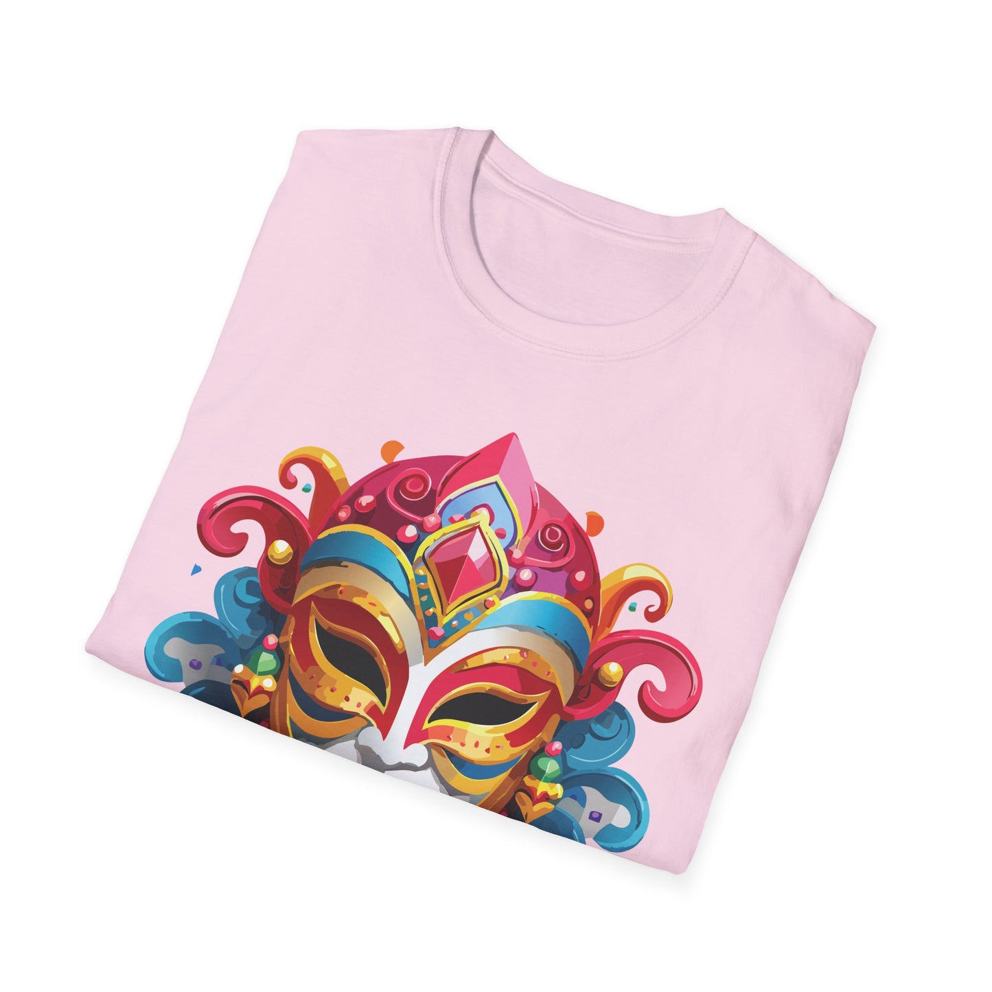 Mask Tee Shirt, Mask Shirt, Shirt with Mask, Masquerade Tees