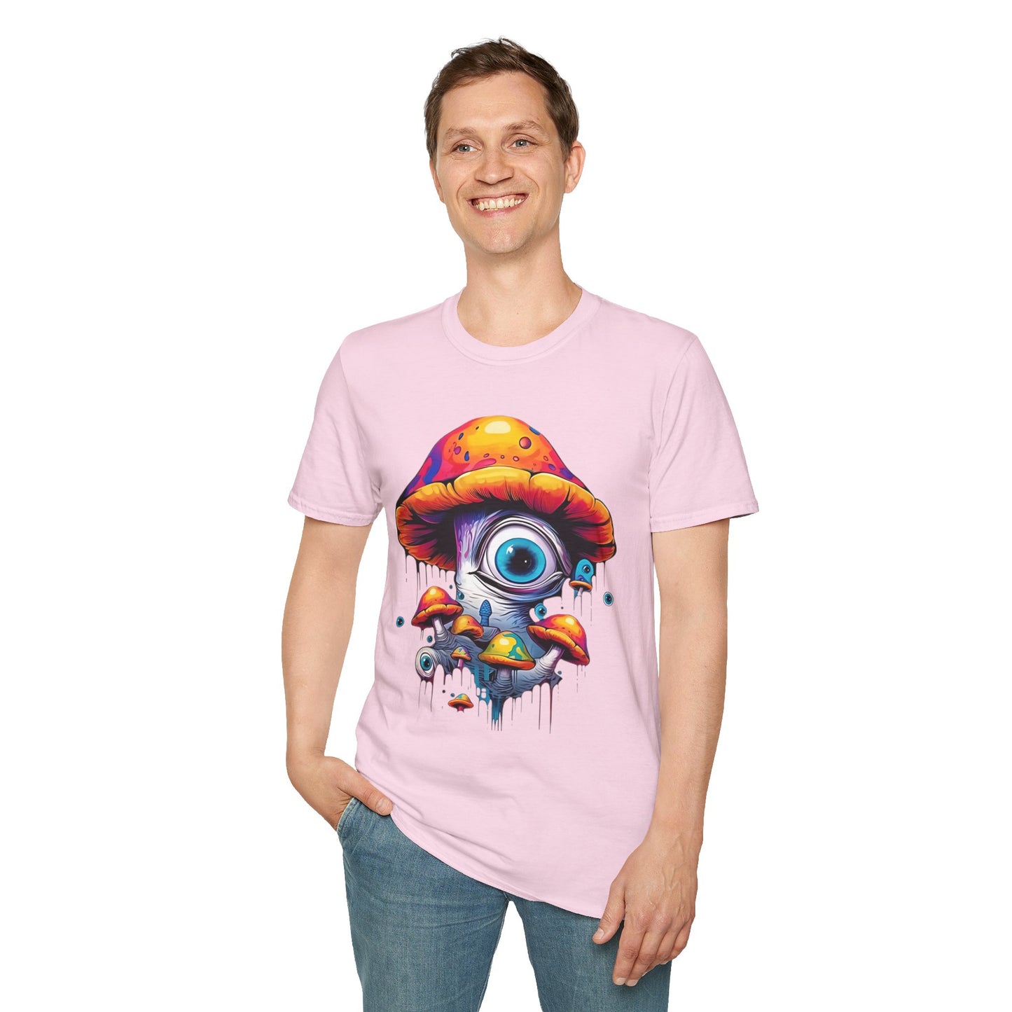 Mashroom Tee Shirt, Mashroom Shirt, Shirt with Funny Mashroom, Shirt with Fungus