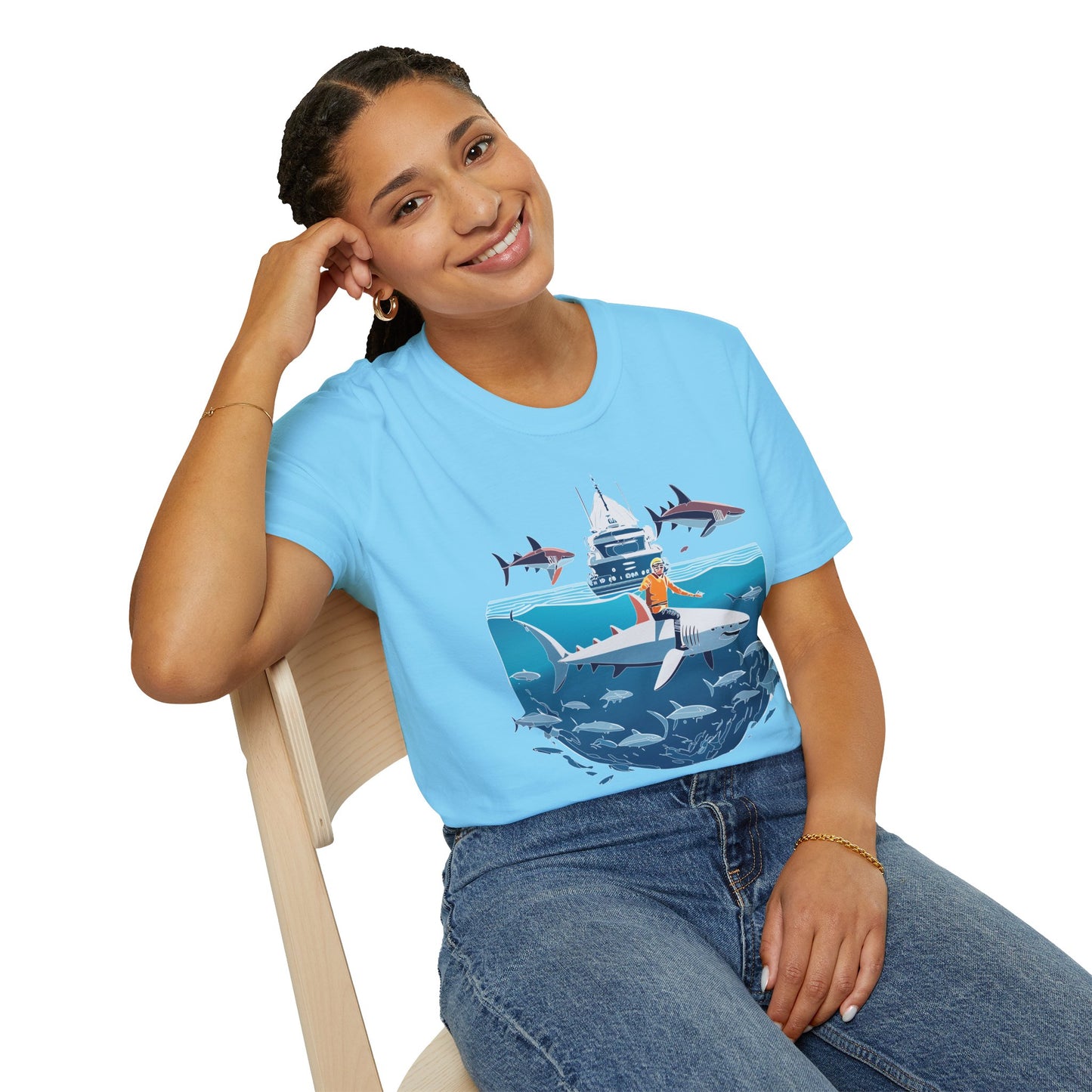 Ocean Tee Shirt, Ocean Shirt, Shirt with Ocean, U boat Tees, Shirt with U-Boat