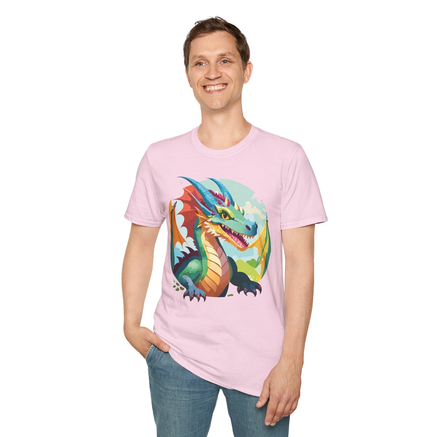 Dragon T Shirt, Dragon Shirt, Shirt with Animals, Animal Shirt