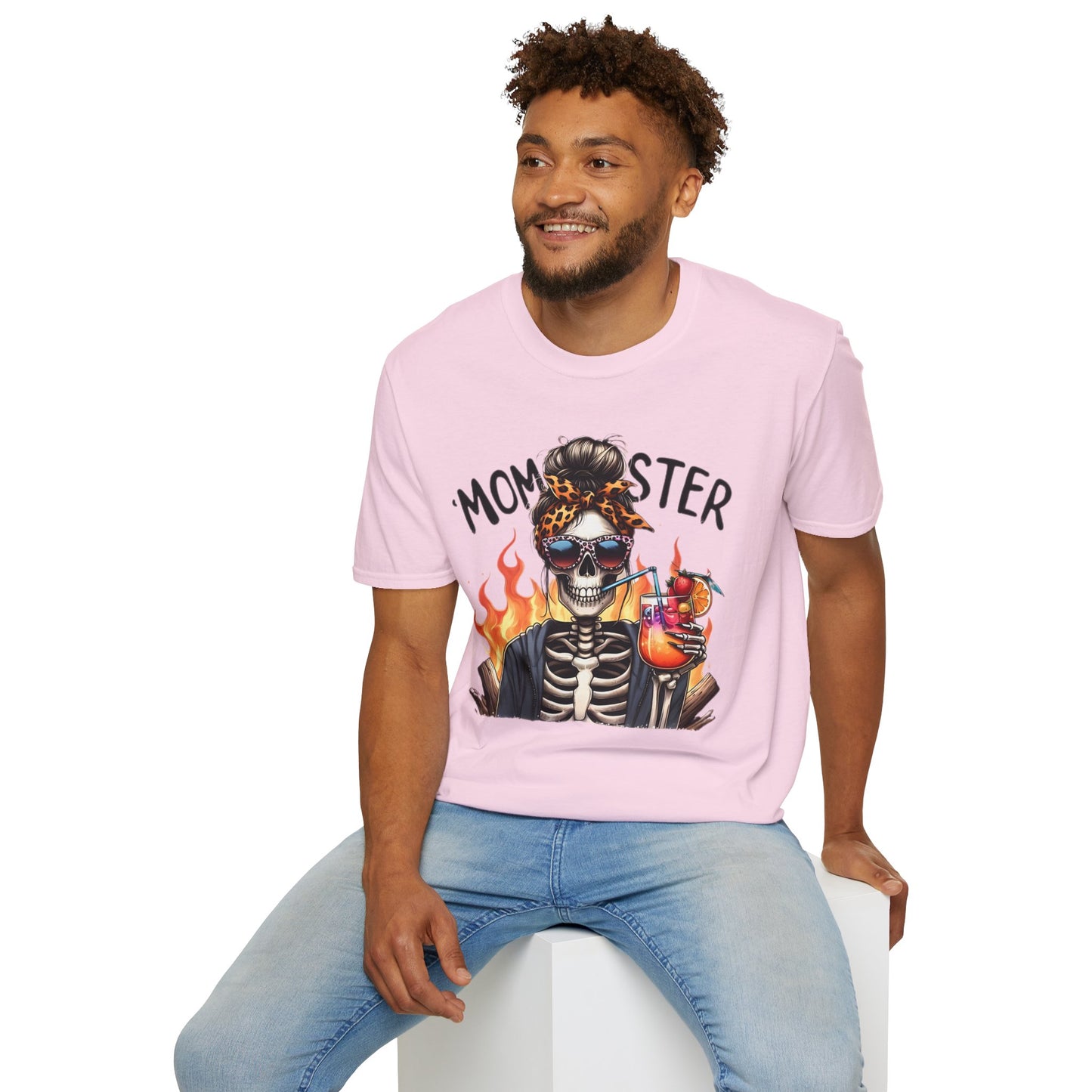 Skull Tee Shirt Unisex Skeleton Shirt Softstyle Gildan 100 Percent Cotton Graphic Tee