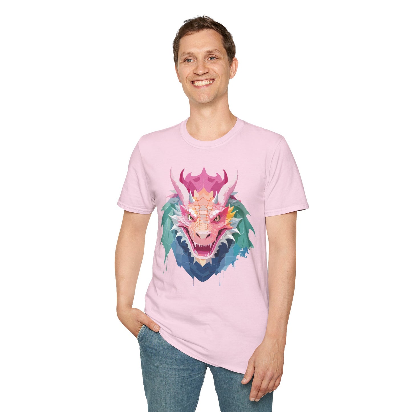 Dragon T Shirt, Dragon Shirt, Shirt with Animals, Animal Shirt