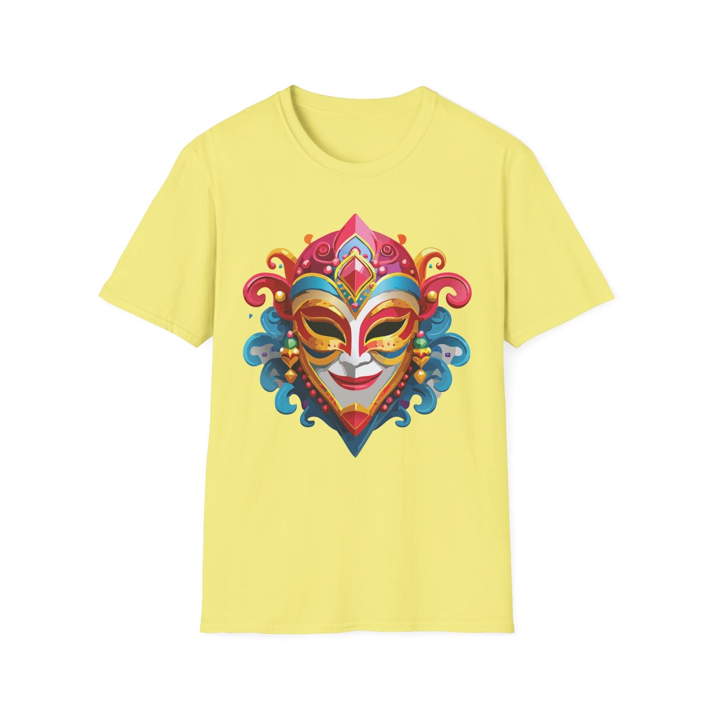 Mask Tee Shirt, Mask Shirt, Shirt with Mask, Masquerade Tees