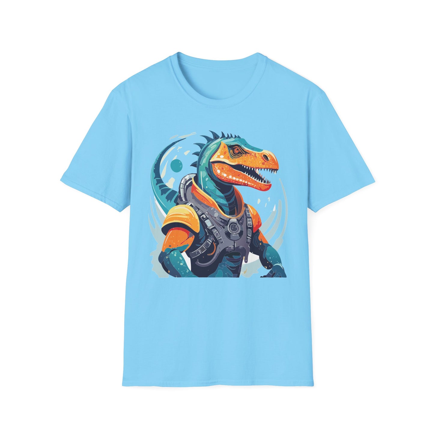 Gildan Alien Cosmos T Shirt Unisex Softstyle 64000 Cotton Tee With Alien Art Design Graphic Print