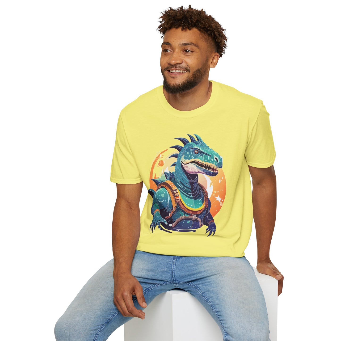Alien T Shirt Cosmos Design Unisex Softstyle 64000 Graphic Artwork Tee With Aliens