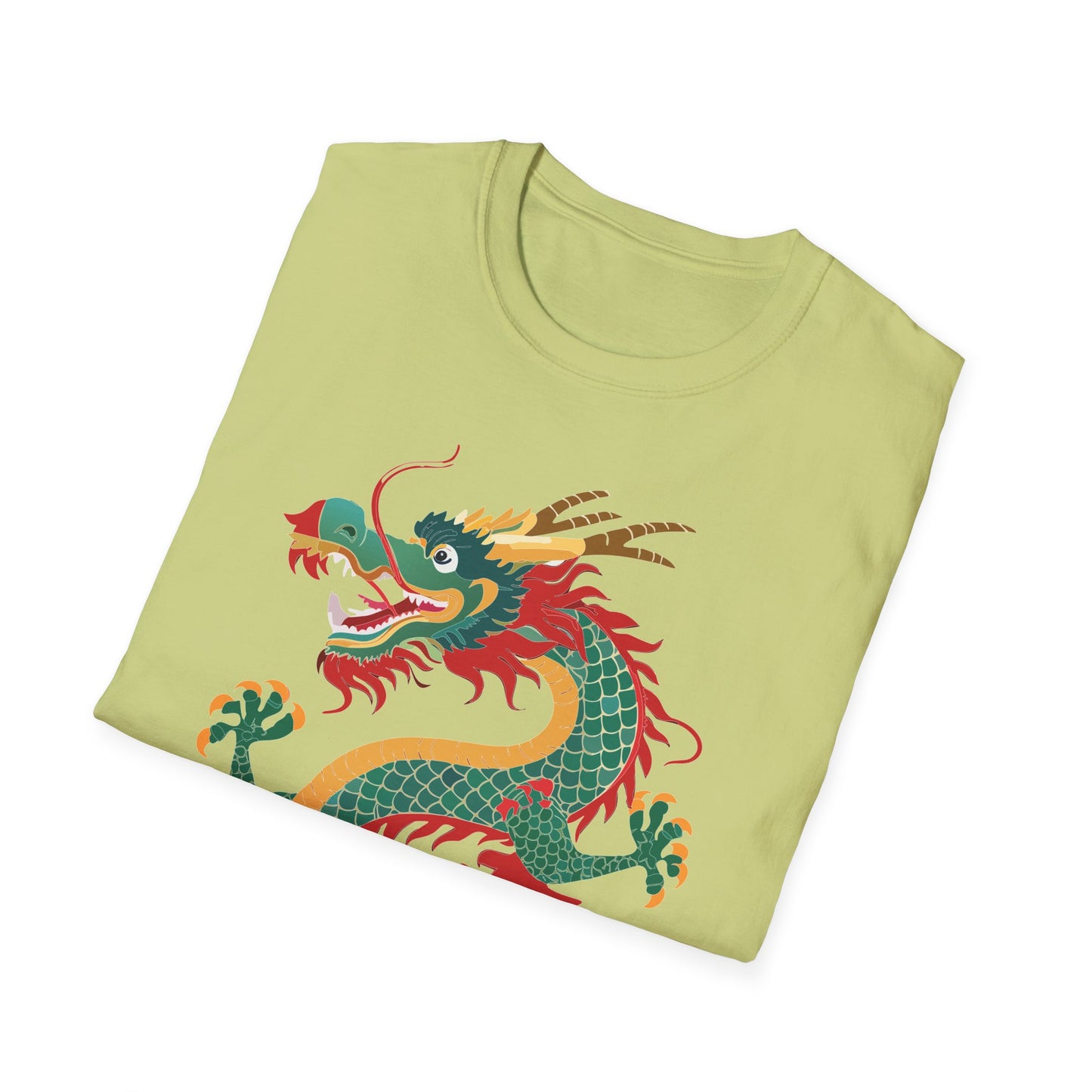Dragon T Shirt Unisex Dragon Shirt With Animal Art Design Gildan Softstyle Tee 100 Cotton