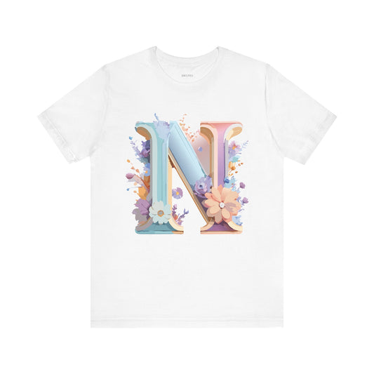 Letter Shirt, Letter N Shirt