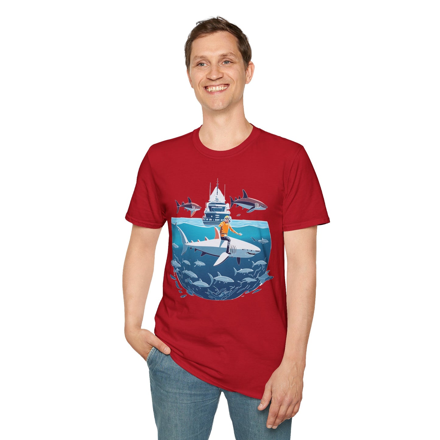 Ocean Tee Shirt, Ocean Shirt, Shirt with Ocean, U boat Tees, Shirt with U-Boat
