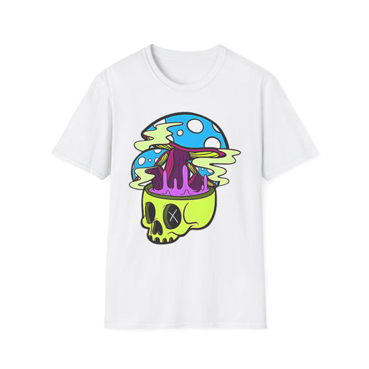 Skull Tee Shirt, Skeleton Shirt, Shirt with Skull, Shirt with Skeleton