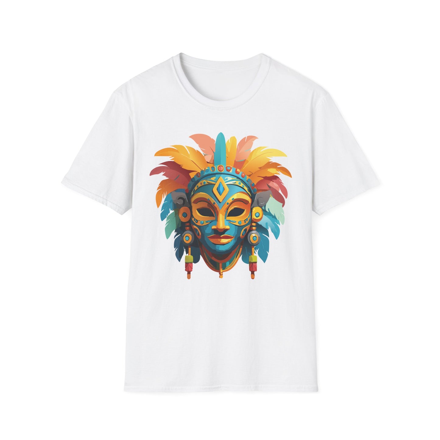 Mask Tee Shirt, Mask Shirt, Shirt with Mask, Masquerade Tees