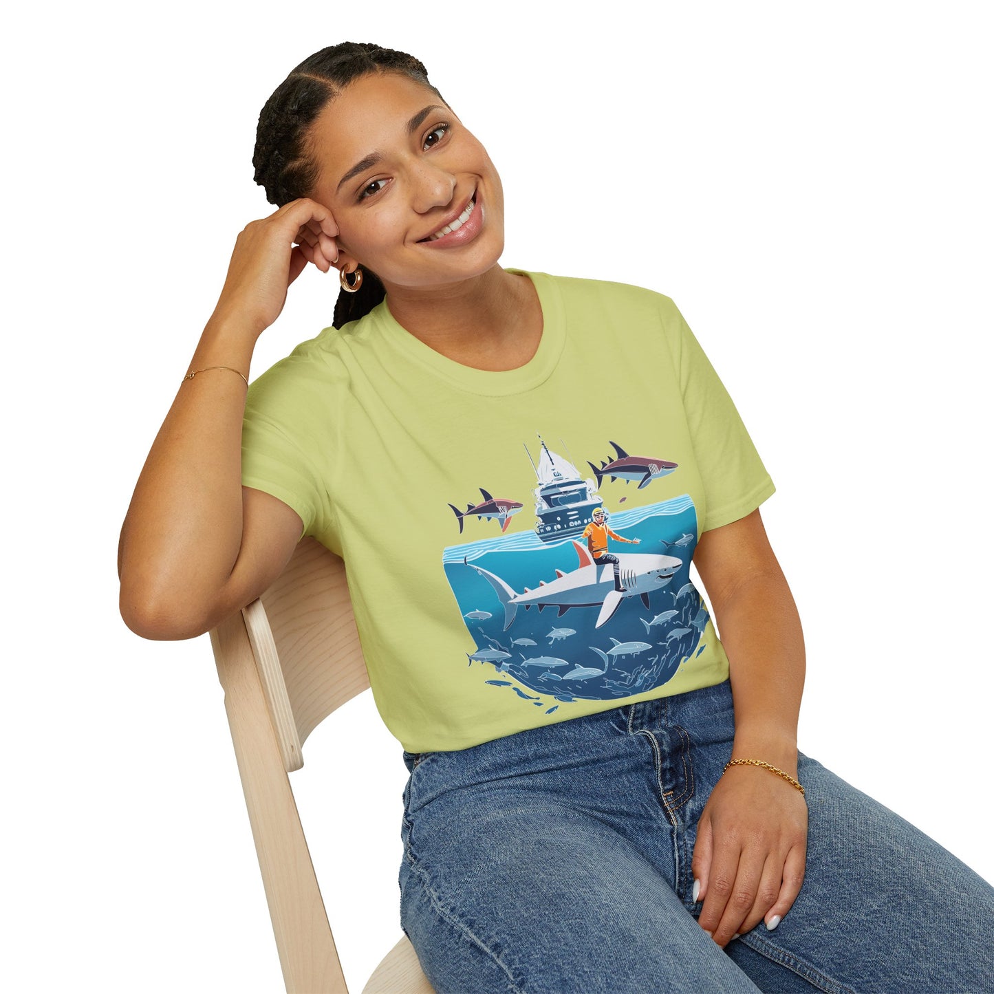 Ocean Tee Shirt, Ocean Shirt, Shirt with Ocean, U boat Tees, Shirt with U-Boat