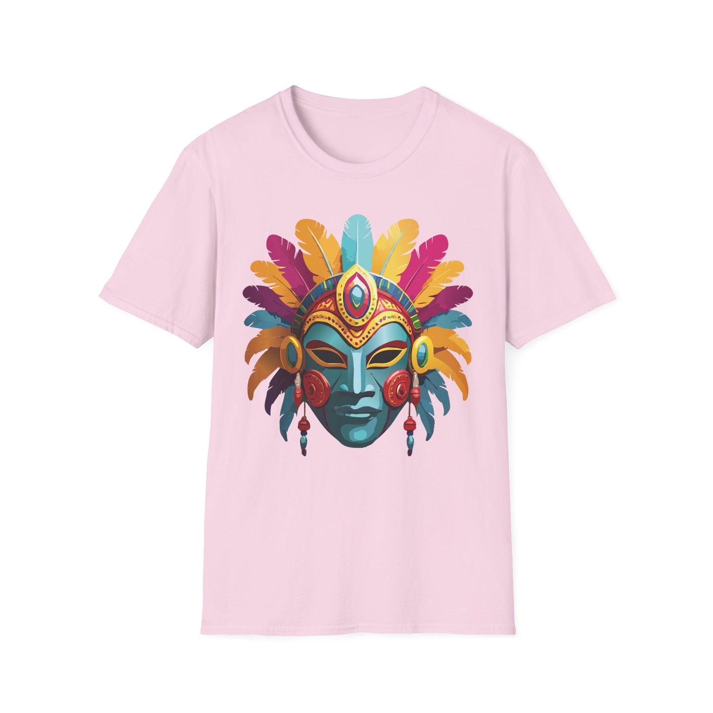 Mask Tee Shirt, Mask Shirt, Shirt with Mask, Masquerade Tees