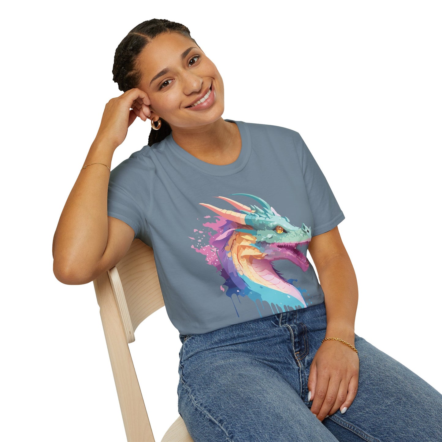 Dragon T Shirt, Dragon Shirt, Shirt with Animals, Animal Shirt