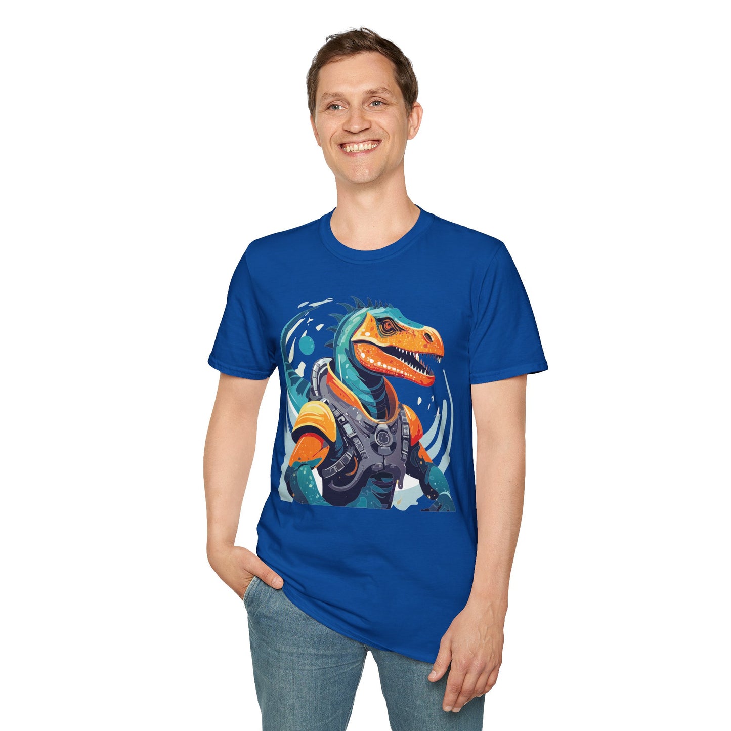 Gildan Alien Cosmos T Shirt Unisex Softstyle 64000 Cotton Tee With Alien Art Design Graphic Print