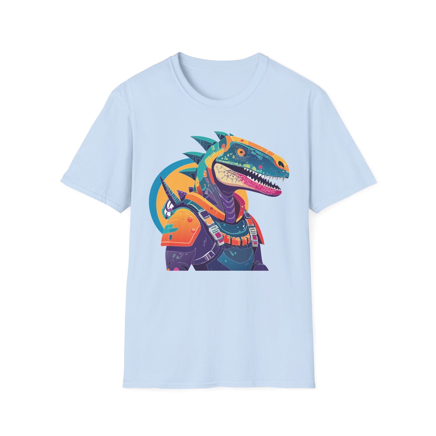 Unisex Alien Cosmos Shirt With Art Design Gildan Softstyle 64000 Short Sleeve Tee